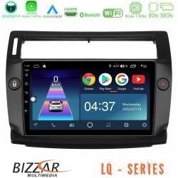 Bizzar LQ Series 4Core Android14 2+32GB Citroen C4 2004-2010 Navigation Multimedia Tablet 9" (μαύρο χρώμα) Με Carplay & Android Auto Bizzar LQ Series 4Core Android14 2+32GB Citroen C4 2004-2010 Navigation Multimedia Tablet 9" (μαύρο χρώμα) Με Carplay & Android Auto
