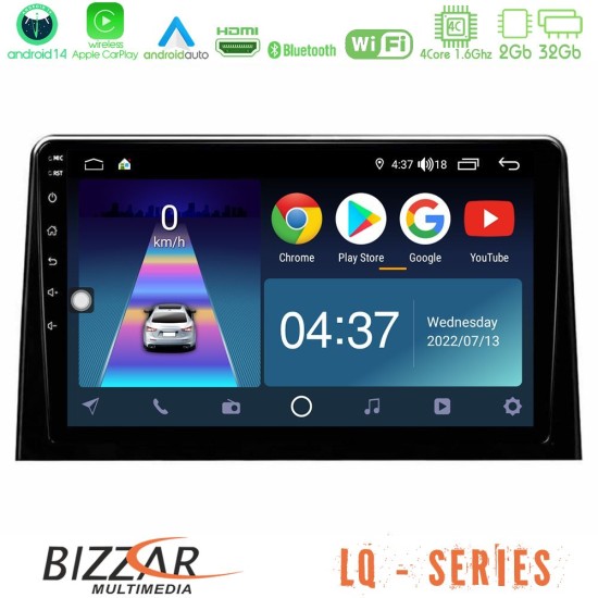 Bizzar LQ Series 4Core Android14 2+32GB Peugeot Partner / Citroën Berlingo 2020-> Navigation Multimedia Tablet 10" Με Carplay & Android Auto