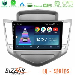Bizzar LQ Series 4Core Android14 2+32GB Chevrolet Cruze 2009-2012 Navigation Multimedia Tablet 9" Με Carplay & Android Auto Bizzar LQ Series 4Core Android14 2+32GB Chevrolet Cruze 2009-2012 Navigation Multimedia Tablet 9" Με Carplay & Android Auto