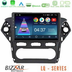 Bizzar LQ Series 4Core Android14 2+32GB Ford Mondeo 2011-2014 Navigation Multimedia Tablet 9" Με Carplay & Android Auto