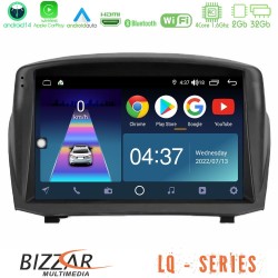 Bizzar LQ Series 4Core Android14 2+32GB Ford Fiesta 2008-2016 Navigation Multimedia Tablet 9" (Oem Style) Με Carplay & Android Auto