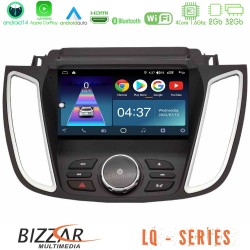 Bizzar LQ Series 4Core Android14 2+32GB Ford Kuga/C-Max 2013-2019 Navigation Multimedia Tablet 9" Με Carplay & Android Auto