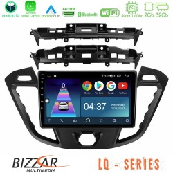 Bizzar LQ Series 4Core Android14 2+32GB Ford Transit Custom/Tourneo Custom Navigation Multimedia Tablet 9" Με Carplay & Android Auto