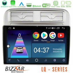 Bizzar LQ Series 4Core Android14 2+32GB Fiat Grande Punto 2006-2011 Navigation Multimedia Tablet 9"  Με Carplay & Android Auto