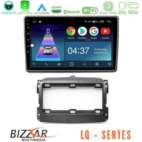 Bizzar LQ Series 4Core Android14 2+32GB Fiat 500L Navigation Multimedia Tablet 10" Με Carplay & Android Auto Bizzar LQ Series 4Core Android14 2+32GB Fiat 500L Navigation Multimedia Tablet 10" Με Carplay & Android Auto