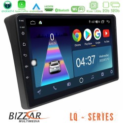 Bizzar LQ Series 4Core Android14 2+32GB Fiat Ducato/Citroen Jumper/Peugeot Boxer Navigation Multimedia Tablet 9" Με Carplay & Android Auto