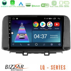 Bizzar LQ Series 4Core Android14 2+32GB Hyundai Kona 2018-2023 Navigation Multimedia Tablet 10" Με Carplay & Android Auto