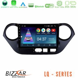Bizzar LQ Series 4Core Android14 2+32GB Hyundai i10 2014-2020 Navigation Multimedia Tablet 9" Με Carplay & Android Auto Bizzar LQ Series 4Core Android14 2+32GB Hyundai i10 2014-2020 Navigation Multimedia Tablet 9" Με Carplay & Android Auto