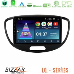 Bizzar LQ Series 4Core Android14 2+32GB Hyundai i10 2008-2014 Navigation Multimedia Tablet 9" Με Carplay & Android Auto Bizzar LQ Series 4Core Android14 2+32GB Hyundai i10 2008-2014 Navigation Multimedia Tablet 9" Με Carplay & Android Auto