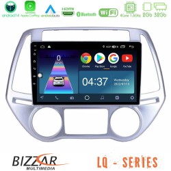 Bizzar LQ Series 4Core Android14 2+32GB Hyundai i20 2012-2014 Navigation Multimedia Tablet 9" Με Carplay & Android Auto Bizzar LQ Series 4Core Android14 2+32GB Hyundai i20 2012-2014 Navigation Multimedia Tablet 9" Με Carplay & Android Auto