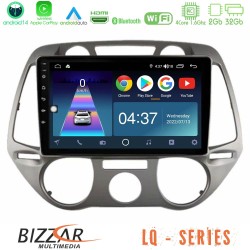 Bizzar LQ Series 4Core Android14 2+32GB Hyundai i20 2009-2012 Manual A/C Navigation Multimedia Tablet 9" Με Carplay & Android Auto Bizzar LQ Series 4Core Android14 2+32GB Hyundai i20 2009-2012 Manual A/C Navigation Multimedia Tablet 9" Με Carplay & Android Auto