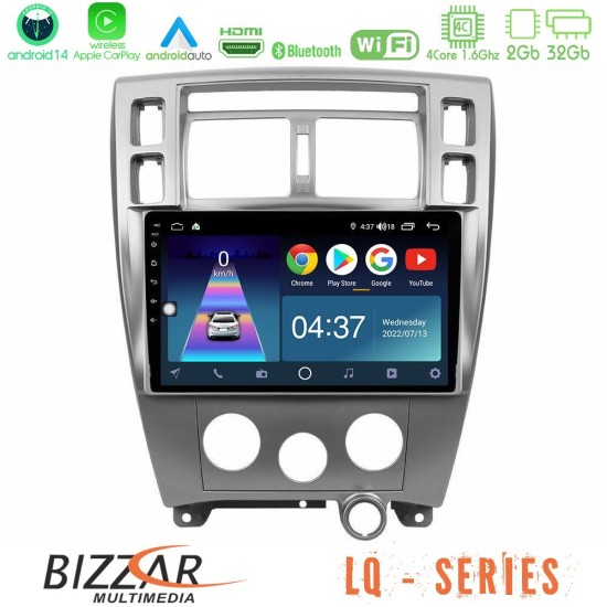 Bizzar LQ Series 4Core Android14 2+32GB Hyundai Tucson Navigation Multimedia Tablet 10" Με Carplay & Android Auto