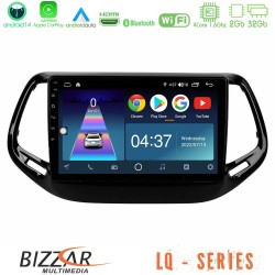 Bizzar LQ Series 4Core Android14 2+32GB Jeep Compass 2017> Navigation Multimedia Tablet 10" Με Carplay & Android Auto Bizzar LQ Series 4Core Android14 2+32GB Jeep Compass 2017> Navigation Multimedia Tablet 10" Με Carplay & Android Auto