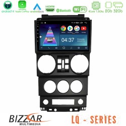 Bizzar LQ Series 4Core Android14 2+32GB Jeep Wrangler 2008-2010 Navigation Multimedia Tablet 9" Με Carplay & Android Auto Bizzar LQ Series 4Core Android14 2+32GB Jeep Wrangler 2008-2010 Navigation Multimedia Tablet 9" Με Carplay & Android Auto