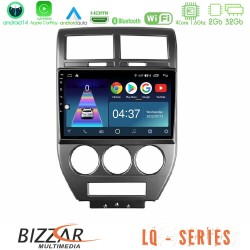 Bizzar LQ Series 4Core Android14 2+32GB Jeep Compass/Patriot 2007-2008 Navigation Multimedia Tablet 10" Με Carplay & Android Auto Bizzar LQ Series 4Core Android14 2+32GB Jeep Compass/Patriot 2007-2008 Navigation Multimedia Tablet 10" Με Carplay & Android Auto