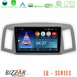 Bizzar LQ Series 4Core Android14 2+32GB Jeep Grand Cherokee 2005-2007 Navigation Multimedia Tablet 10" Με Carplay & Android Auto Bizzar LQ Series 4Core Android14 2+32GB Jeep Grand Cherokee 2005-2007 Navigation Multimedia Tablet 10" Με Carplay & Android Auto