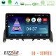 Bizzar LQ Series 4Core Android14 2+32GB Mercedes C Class W204 Navigation Multimedia Tablet 9" Με Carplay & Android Auto (Σκούρο καφέ)
