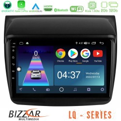 Bizzar LQ Series 4Core Android14 2+32GB Mitsubishi L200 Navigation Multimedia Tablet 9" Με Carplay & Android Auto Bizzar LQ Series 4Core Android14 2+32GB Mitsubishi L200 Navigation Multimedia Tablet 9" Με Carplay & Android Auto
