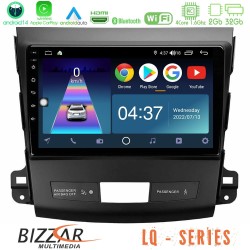 Bizzar LQ Series 4Core Android14 2+32GB Mitsubishi Outlander/Citroen C-Crosser/Peugeot 4007 Navigation Multimedia Tablet 9" Με Carplay & Android Auto Bizzar LQ Series 4Core Android14 2+32GB Mitsubishi Outlander/Citroen C-Crosser/Peugeot 4007 Navigation Multimedia Tablet 9" Με Carplay & Android Auto