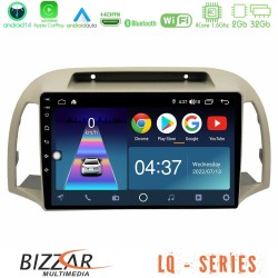Bizzar LQ Series 4Core Android14 2+32GB Nissan Micra K12 2002-2010 Navigation Multimedia Tablet 9" Με Carplay & Android Auto Bizzar LQ Series 4Core Android14 2+32GB Nissan Micra K12 2002-2010 Navigation Multimedia Tablet 9" Με Carplay & Android Auto