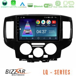 Bizzar LQ Series 4Core Android14 2+32GB Nissan NV200 Navigation Multimedia Tablet 9" Με Carplay & Android Auto (Μαύρο) Bizzar LQ Series 4Core Android14 2+32GB Nissan NV200 Navigation Multimedia Tablet 9" Με Carplay & Android Auto (Μαύρο)