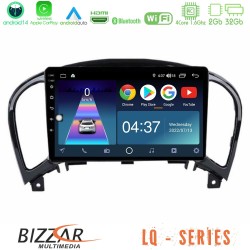 Bizzar LQ Series 4Core Android14 2+32GB Nissan Juke Navigation Multimedia Tablet 9" Με Carplay & Android Auto Bizzar LQ Series 4Core Android14 2+32GB Nissan Juke Navigation Multimedia Tablet 9" Με Carplay & Android Auto