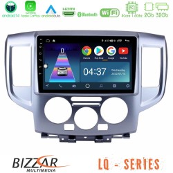 Bizzar LQ Series 4Core Android14 2+32GB Nissan NV200 Navigation Multimedia Tablet 9" Με Carplay & Android Auto Bizzar LQ Series 4Core Android14 2+32GB Nissan NV200 Navigation Multimedia Tablet 9" Με Carplay & Android Auto
