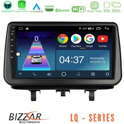Bizzar LQ Series 4Core Android14 2+32GB Opel Meriva B 2010-2017 Navigation Multimedia Tablet 9" Με Carplay & Android Auto