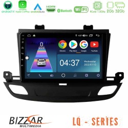 Bizzar LQ Series 4Core Android14 2+32GB Opel Insignia 2 2017-2020 Navigation Multimedia Tablet 9"  Με Carplay & Android Auto