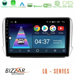 Bizzar LQ Series 4Core Android14 2+32GB Peugeot 208/2008 Navigation Multimedia Tablet 10" Με Carplay & Android Auto Bizzar LQ Series 4Core Android14 2+32GB Peugeot 208/2008 Navigation Multimedia Tablet 10" Με Carplay & Android Auto
