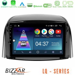 Bizzar LQ Series 4Core Android14 2+32GB Renault Koleos 2007-2015 Navigation Multimedia Tablet 9" Με Carplay & Android Auto Bizzar LQ Series 4Core Android14 2+32GB Renault Koleos 2007-2015 Navigation Multimedia Tablet 9" Με Carplay & Android Auto