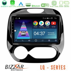 Bizzar LQ Series 4Core Android14 2+32GB Renault Captur 2013-2019 (Auto AC) Navigation Multimedia Tablet 9" Με Carplay & Android Auto Bizzar LQ Series 4Core Android14 2+32GB Renault Captur 2013-2019 (Auto AC) Navigation Multimedia Tablet 9" Με Carplay & Android Auto
