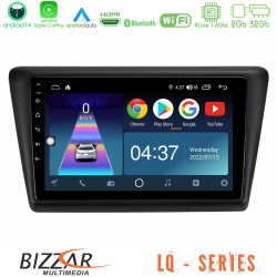 Bizzar LQ Series 4Core Android14 2+32GB Skoda Rapid 2013-2017 Navigation Multimedia Tablet 9" Με Carplay & Android Auto Bizzar LQ Series 4Core Android14 2+32GB Skoda Rapid 2013-2017 Navigation Multimedia Tablet 9" Με Carplay & Android Auto