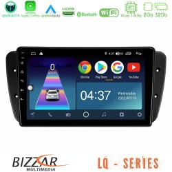 Bizzar LQ Series 4Core Android14 2+32GB Seat Ibiza 2008-2012 Navigation Multimedia Tablet 9" Με Carplay & Android Auto Bizzar LQ Series 4Core Android14 2+32GB Seat Ibiza 2008-2012 Navigation Multimedia Tablet 9" Με Carplay & Android Auto