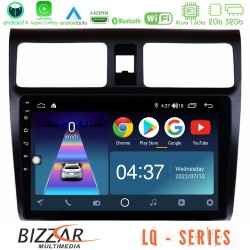 Bizzar LQ Series 4Core Android14 2+32GB Suzuki Swift 2005-2010 Navigation Multimedia Tablet 10" Με Carplay & Android Auto