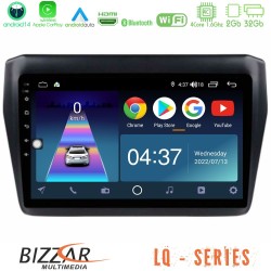 Bizzar LQ Series 4Core Android14 2+32GB Suzuki Swift 2017-2023 Navigation Multimedia Tablet 9" Με Carplay & Android Auto