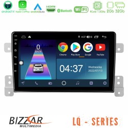 Bizzar LQ Series 4Core Android14 2+32GB Suzuki Grand Vitara Navigation Multimedia Tablet 9" Με Carplay & Android Auto Bizzar LQ Series 4Core Android14 2+32GB Suzuki Grand Vitara Navigation Multimedia Tablet 9" Με Carplay & Android Auto