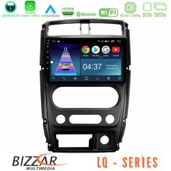 Bizzar LQ Series 4Core Android14 2+32GB Suzuki Jimny 2007-2017 Navigation Multimedia Tablet 9" Με Carplay & Android Auto Bizzar LQ Series 4Core Android14 2+32GB Suzuki Jimny 2007-2017 Navigation Multimedia Tablet 9" Με Carplay & Android Auto