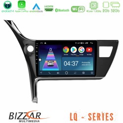 Bizzar LQ Series 4Core Android14 2+32GB Toyota Corolla 2017-2018 Navigation Multimedia Tablet 10" Με Carplay & Android Auto