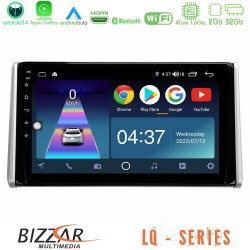 Bizzar LQ Series 4Core Android14 2+32GB Toyota RAV4 2019-2023 Navigation Multimedia Tablet 10" Με Carplay & Android Auto Bizzar LQ Series 4Core Android14 2+32GB Toyota RAV4 2019-2023 Navigation Multimedia Tablet 10" Με Carplay & Android Auto