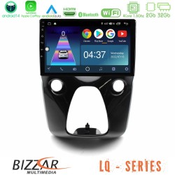 Bizzar LQ Series 4Core Android14 2+32GB Toyota Aygo | Citroen C1 | Peugeot 108 Navigation Multimedia 10" Με Carplay & Android Auto