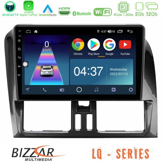 Bizzar LQ Series 4Core Android14 2+32GB Volvo XC60 2009-2012 Navigation Multimedia Tablet 9" Με Carplay & Android Auto Bizzar LQ Series 4Core Android14 2+32GB Volvo XC60 2009-2012 Navigation Multimedia Tablet 9" Με Carplay & Android Auto