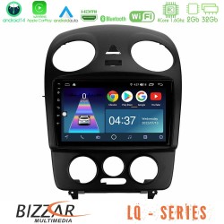 Bizzar LQ Series 4Core Android14 2+32GB VW Beetle Navigation Multimedia Tablet 9" Με Carplay & Android Auto Bizzar LQ Series 4Core Android14 2+32GB VW Beetle Navigation Multimedia Tablet 9" Με Carplay & Android Auto