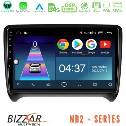 Bizzar ND2 Series 8Core Android14 2+32GB Audi TT B7 Navigation Multimedia Tablet 9" Με Carplay & Android Auto Bizzar ND2 Series 8Core Android14 2+32GB Audi TT B7 Navigation Multimedia Tablet 9" Με Carplay & Android Auto
