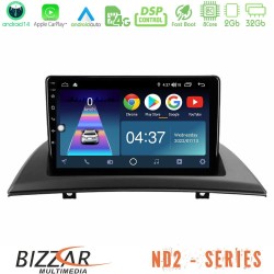 Bizzar ND2 Series 8Core Android14 2+32GB BMW E83 Navigation Multimedia Tablet 9" Με Carplay & Android Auto Bizzar ND2 Series 8Core Android14 2+32GB BMW E83 Navigation Multimedia Tablet 9" Με Carplay & Android Auto