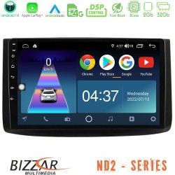 Bizzar ND2 Series 8Core Android14 2+32GB Chevrolet Aveo 2006-2010 Navigation Multimedia Tablet 9" Με Carplay & Android Auto Bizzar ND2 Series 8Core Android14 2+32GB Chevrolet Aveo 2006-2010 Navigation Multimedia Tablet 9" Με Carplay & Android Auto