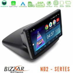Bizzar ND2 Series 8Core Android14 2+32GB Fiat Doblo 2002-2009 Navigation Multimedia Tablet 10" Με Carplay & Android Auto Bizzar ND2 Series 8Core Android14 2+32GB Fiat Doblo 2002-2009 Navigation Multimedia Tablet 10" Με Carplay & Android Auto