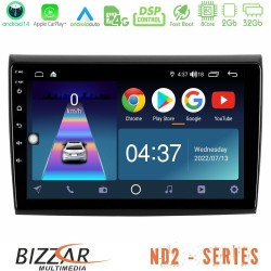 Bizzar ND2 Series 8Core Android14 2+32GB Fiat Bravo Navigation Multimedia Tablet 9" Με Carplay & Android Auto Bizzar ND2 Series 8Core Android14 2+32GB Fiat Bravo Navigation Multimedia Tablet 9" Με Carplay & Android Auto