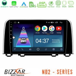 Bizzar ND2 Series 8Core Android14 2+32GB Honda CR-V 2019-> Navigation Multimedia Tablet 10" Με Carplay & Android Auto Bizzar ND2 Series 8Core Android14 2+32GB Honda CR-V 2019-> Navigation Multimedia Tablet 10" Με Carplay & Android Auto