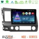 Bizzar ND2 Series 8Core Android14 2+32GB  Honda Civic 2006-2011 Navigation Multimedia Tablet 9" Με Carplay & Android Auto